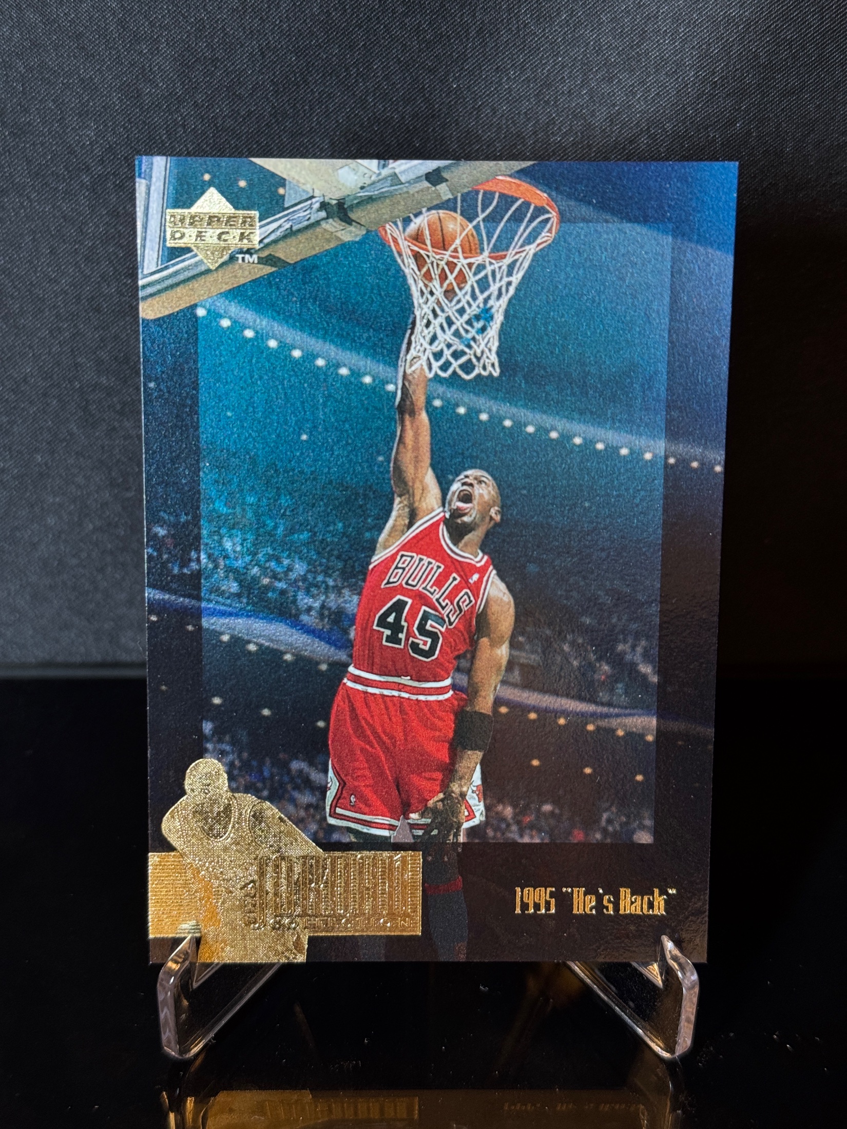 1995-96 Upper Deck The Jordan Collection Michael Jordan front