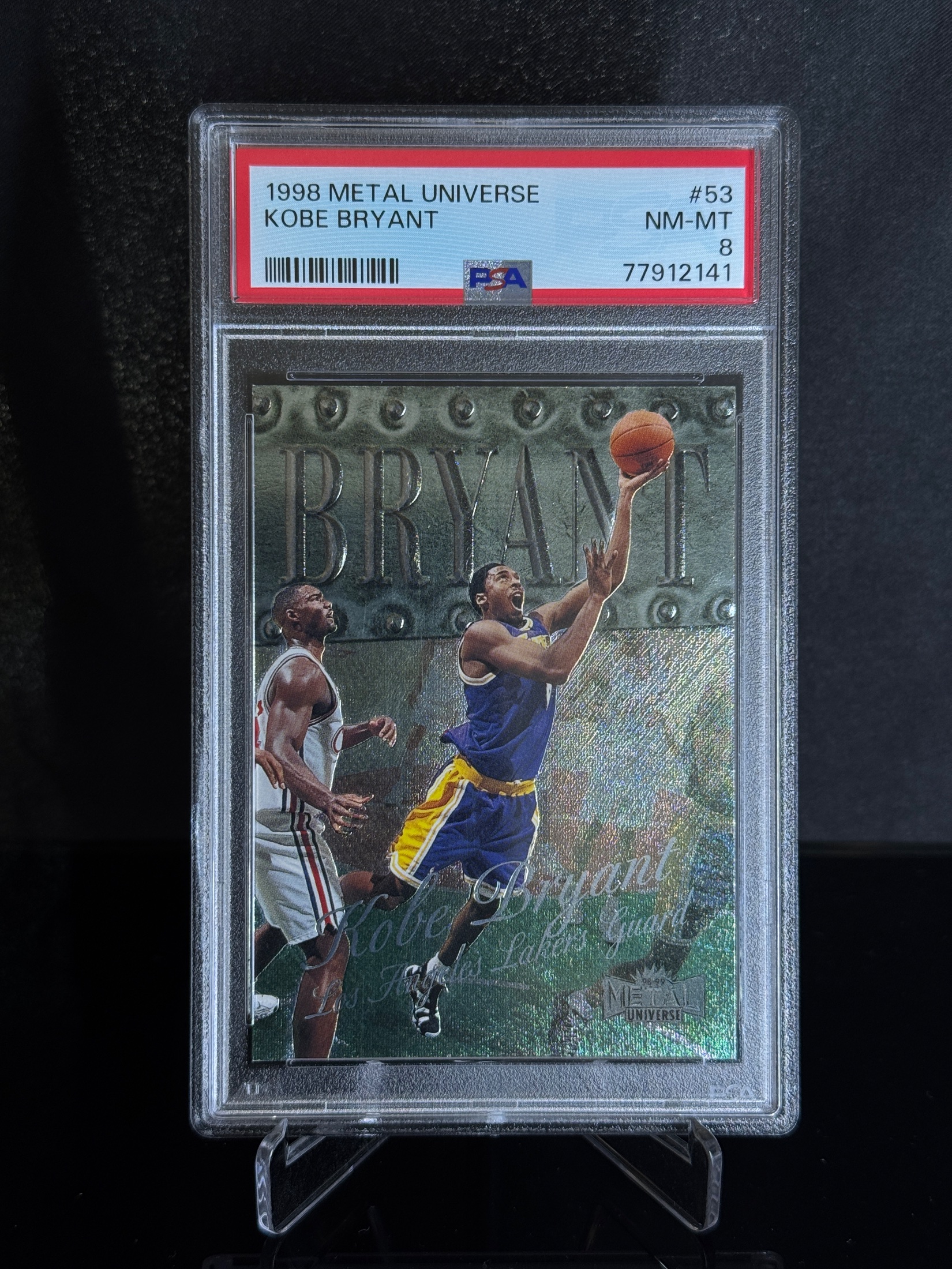 1998-99 SkyBox Metal Universe Kobe Bryant front