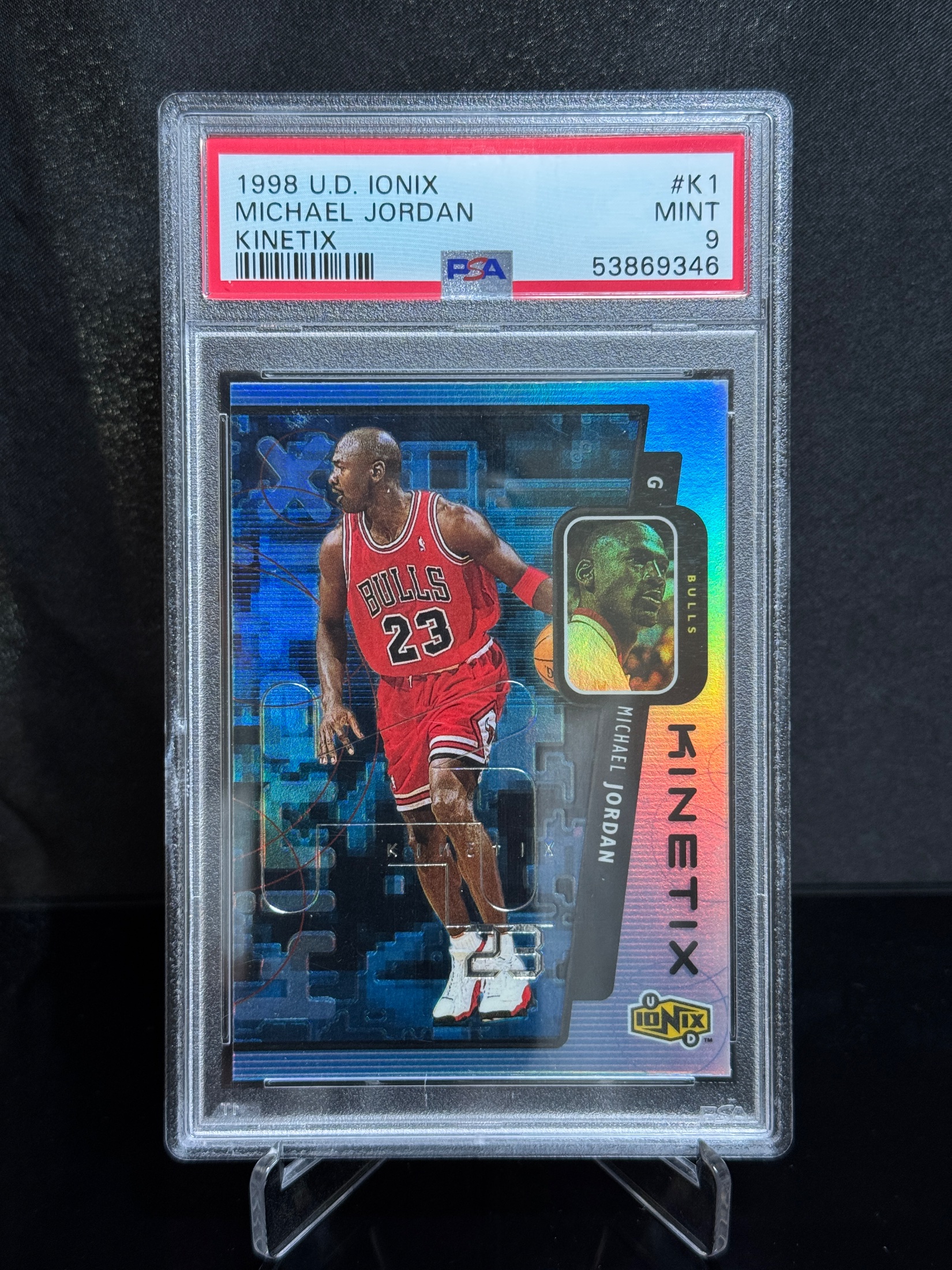1998-99 Upper Deck Ionix Michael Jordan Kinetix front