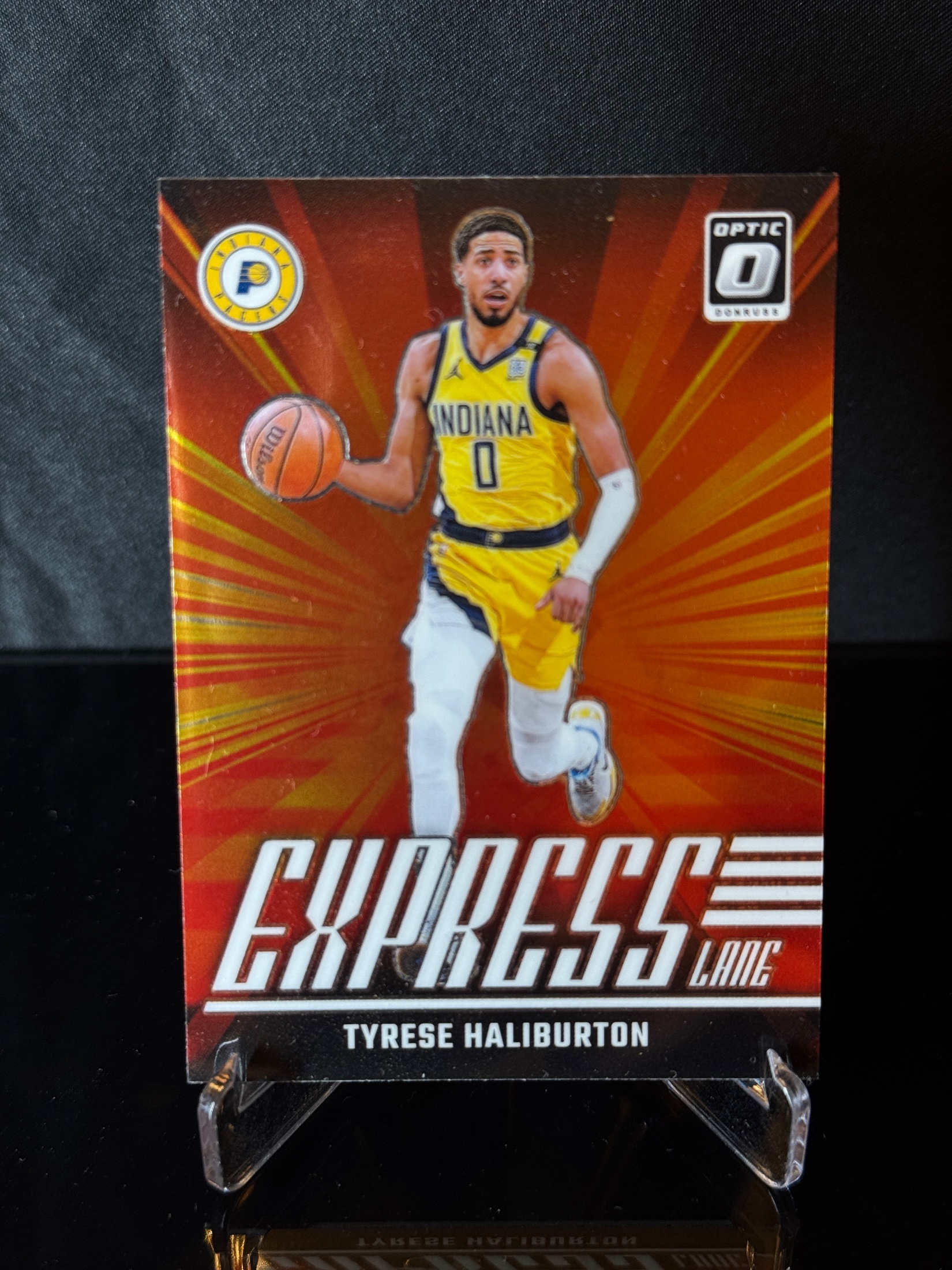 2024-25 Donruss Optic Tyrese Haliburton front