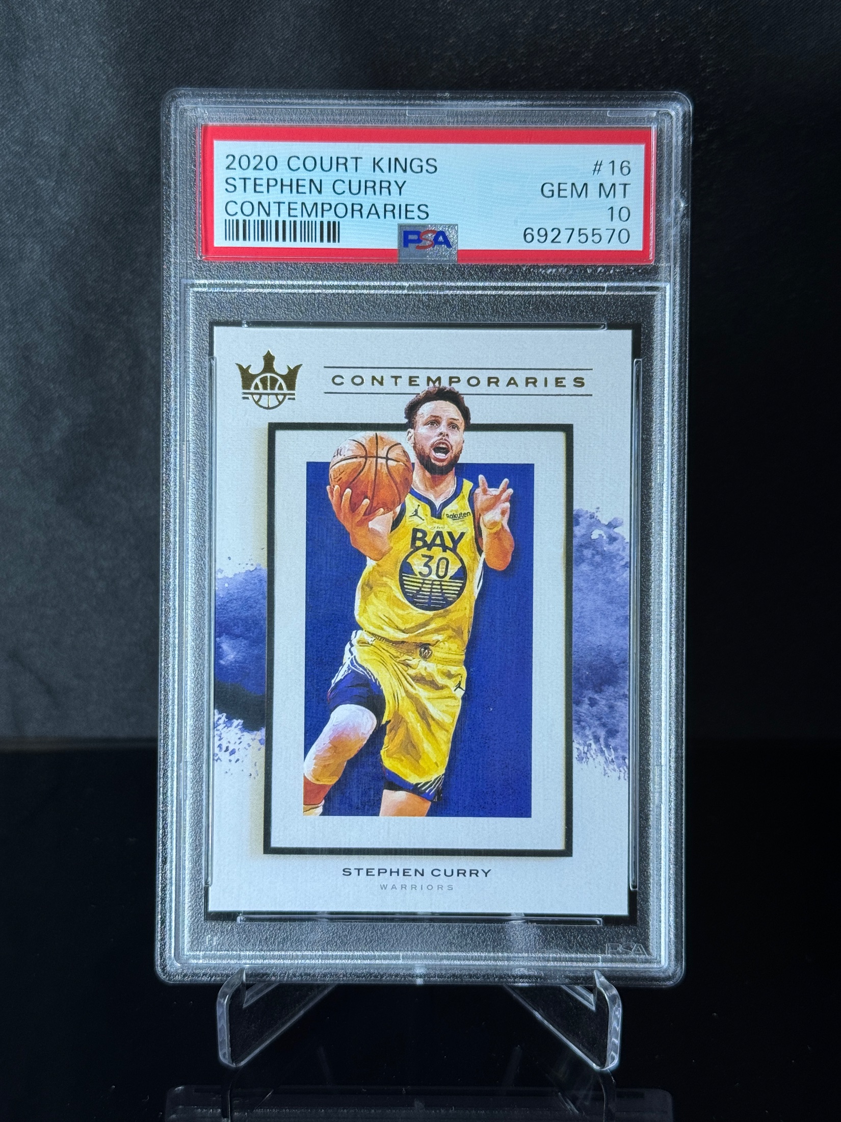 2020-21 Panini Court Kings Stephen Curry Contemporaries front
