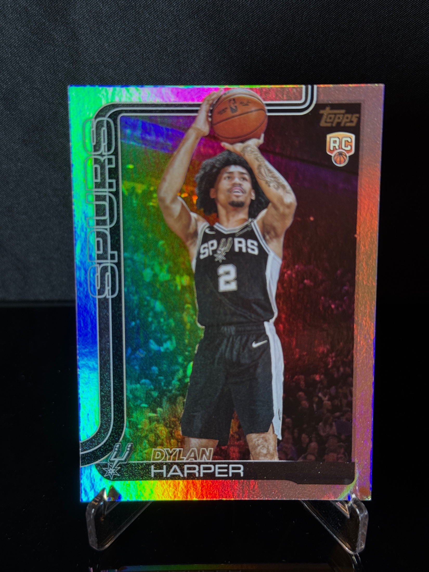 2025-26 Topps Flagship Dylan Harper Holo Foil RC front