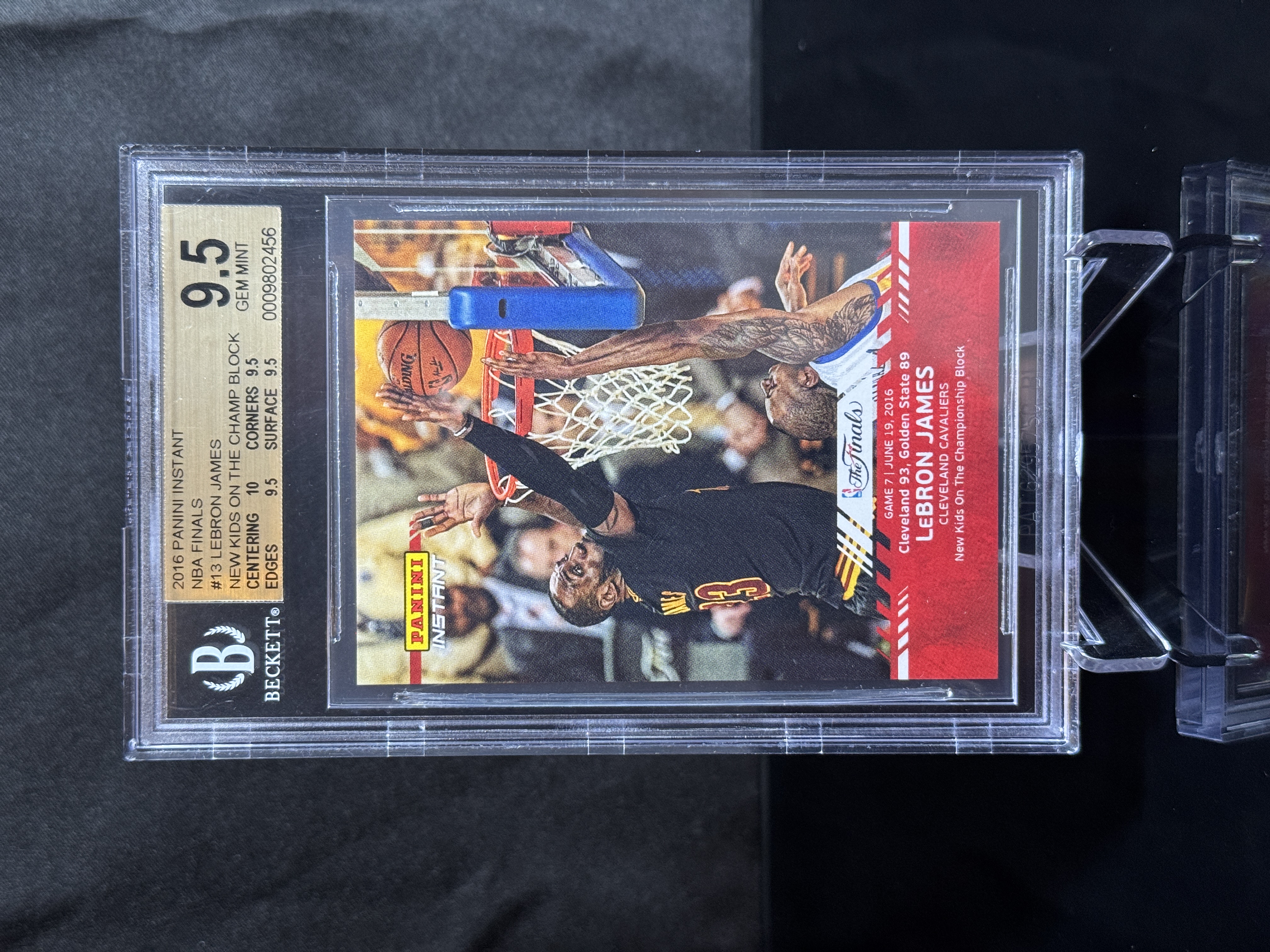 2016-17 Panini Instant NBA Finals LeBron James front