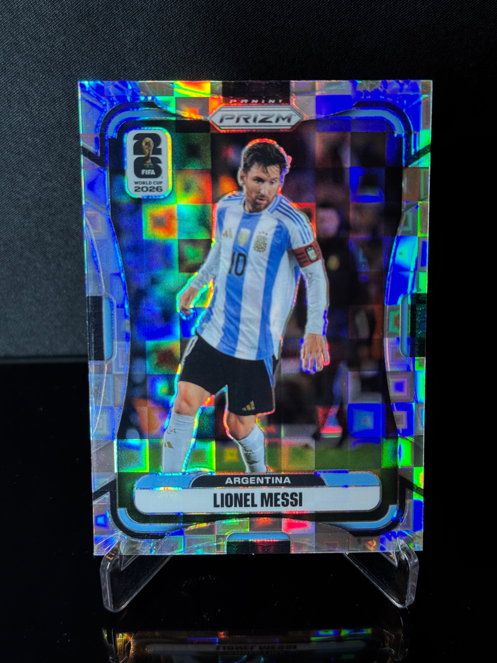 2026-27 Panini Prizm FIFA World Cup 2026 Lionel Messi Pandora Prizm front