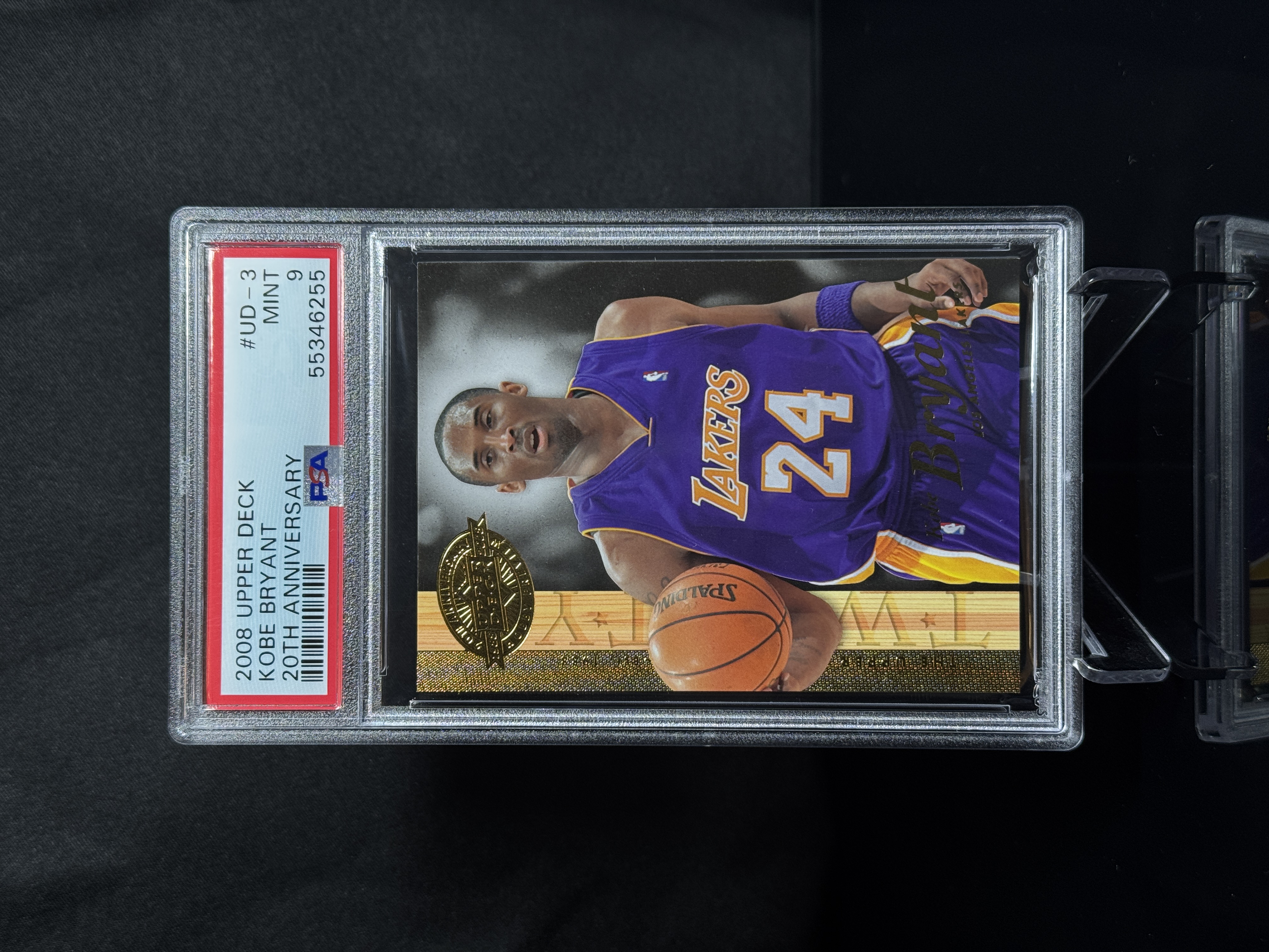 2008-09 Upper Deck Kobe Bryant 20th Anniversary front