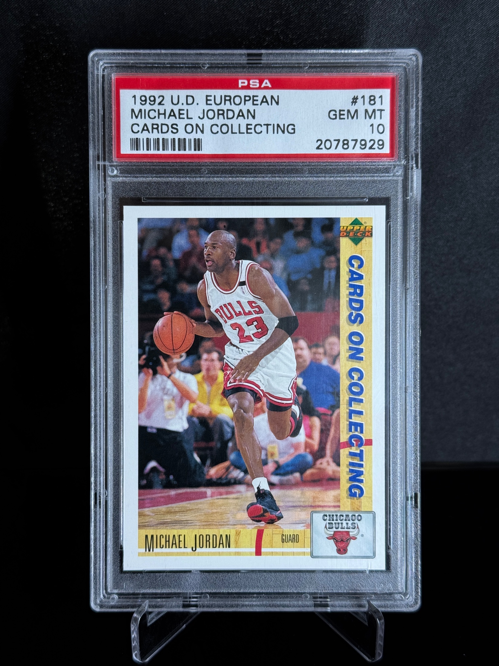 1992-93 Upper Deck European Michael Jordan front