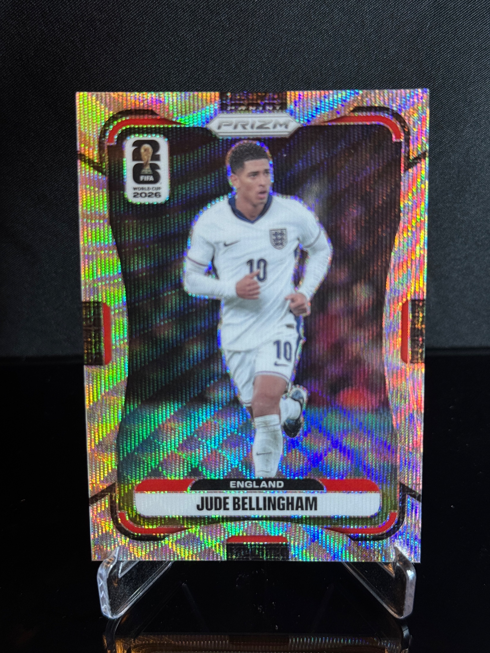 2026-27 Panini Prizm FIFA World Cup 2026 Jude Bellingham Silver Prizm front