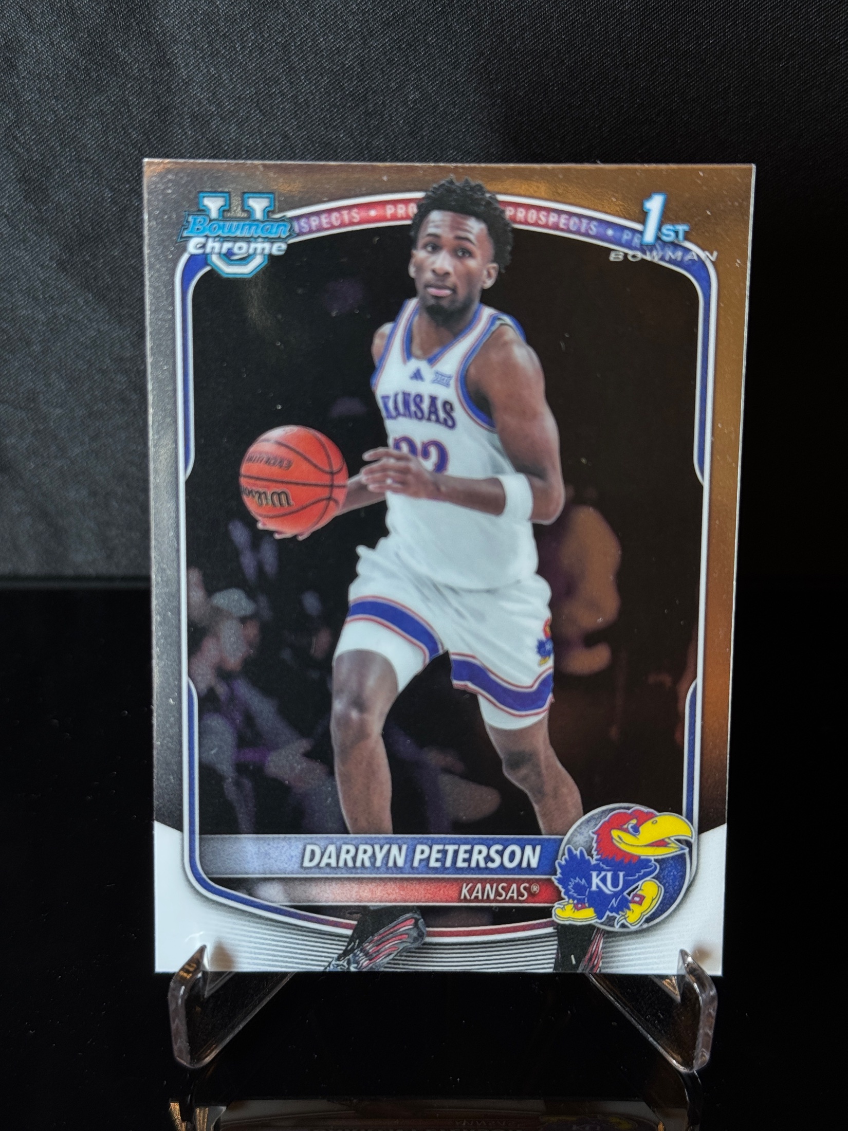 2025-26 Bowman Chrome University Darryn Peterson front
