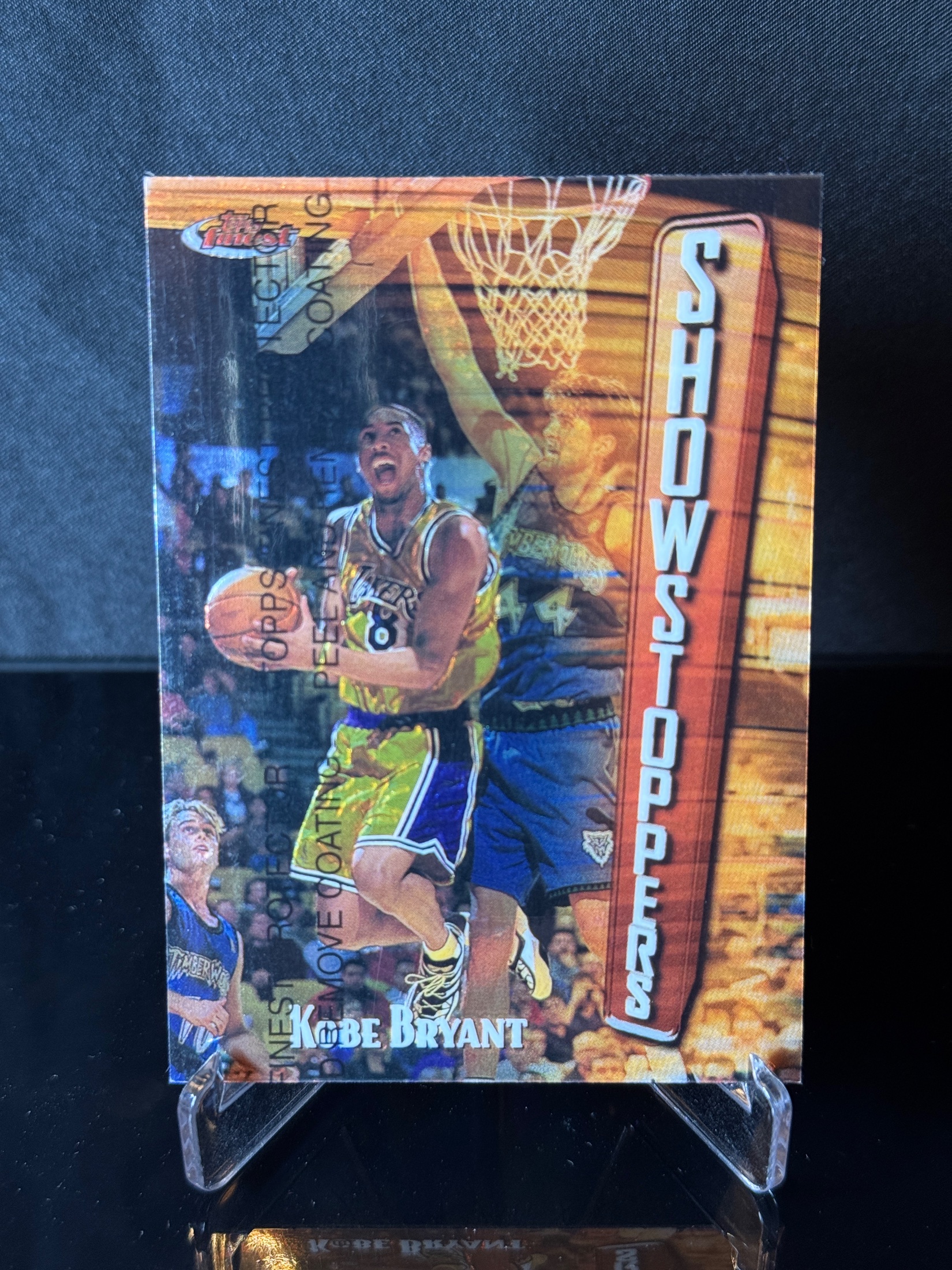 1996-97 Topps Finest Kobe Bryant RC front