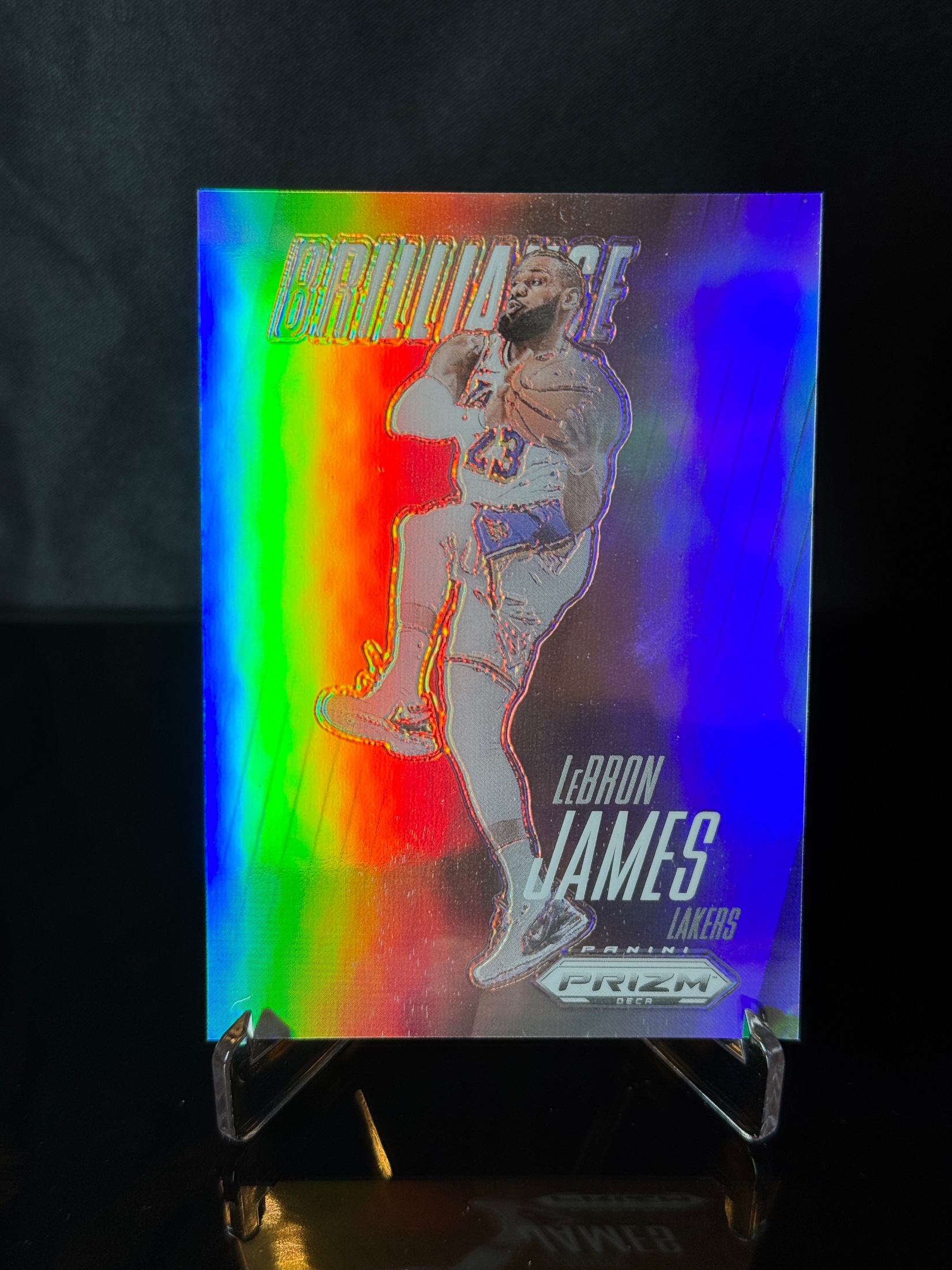 2024-25 Panini Prizm Deca LeBron James Brilliance SSP front