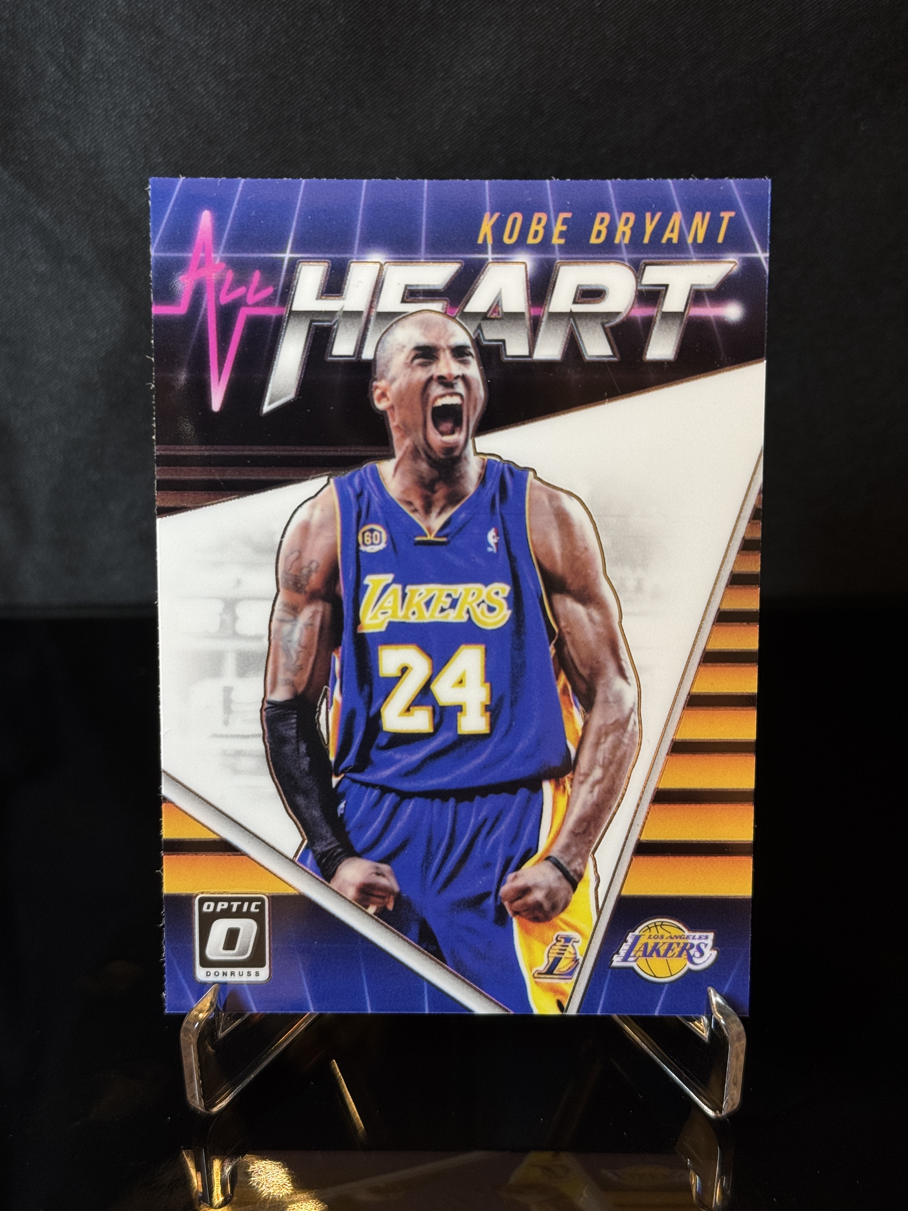 2018-19 Donruss Optic Kobe Bryant All Heart Insert front