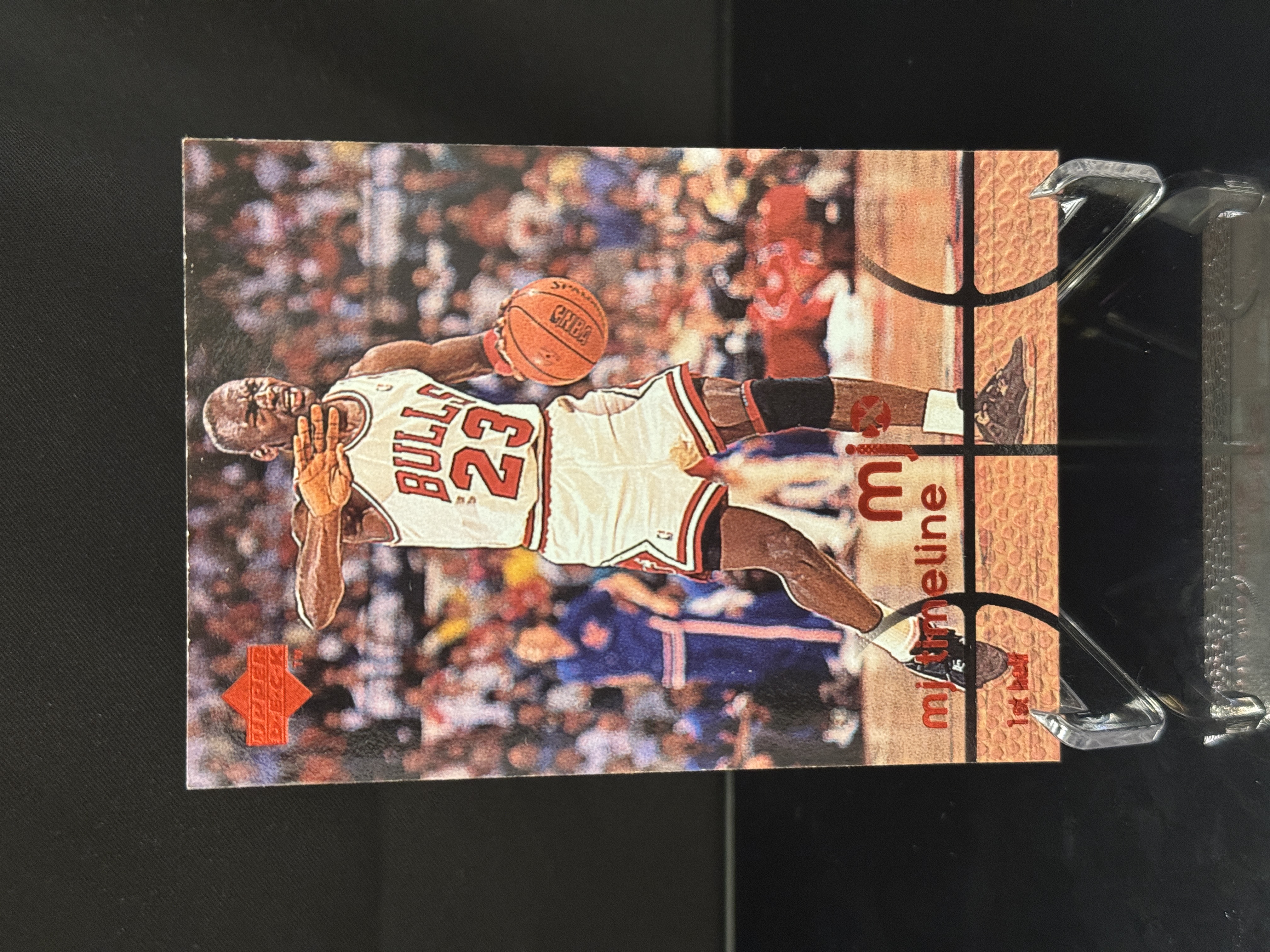 1998-99 Upper Deck MJx Michael Jordan MJ Timeline front