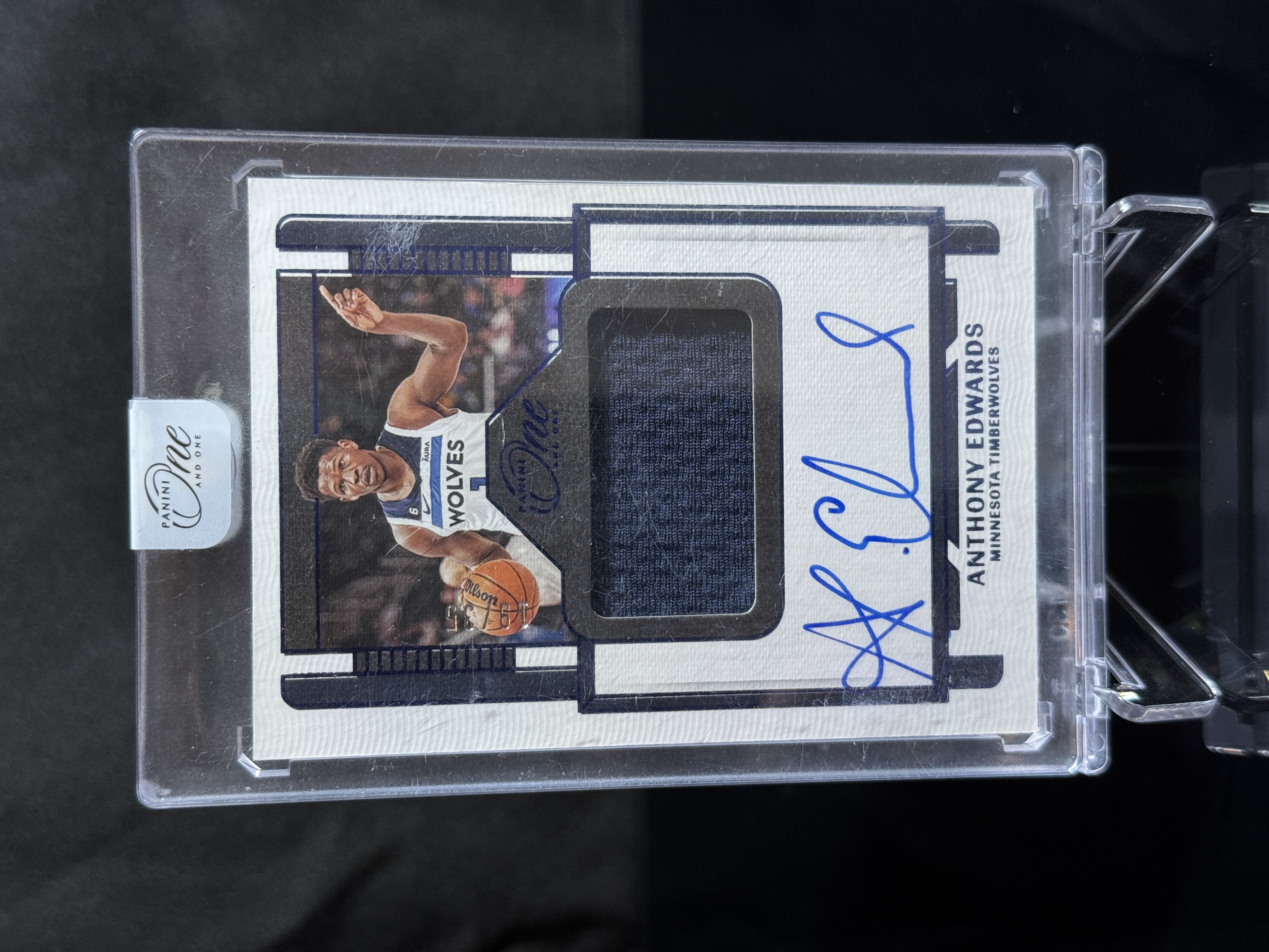 2022-23 Panini One and One Anthony Edwards front