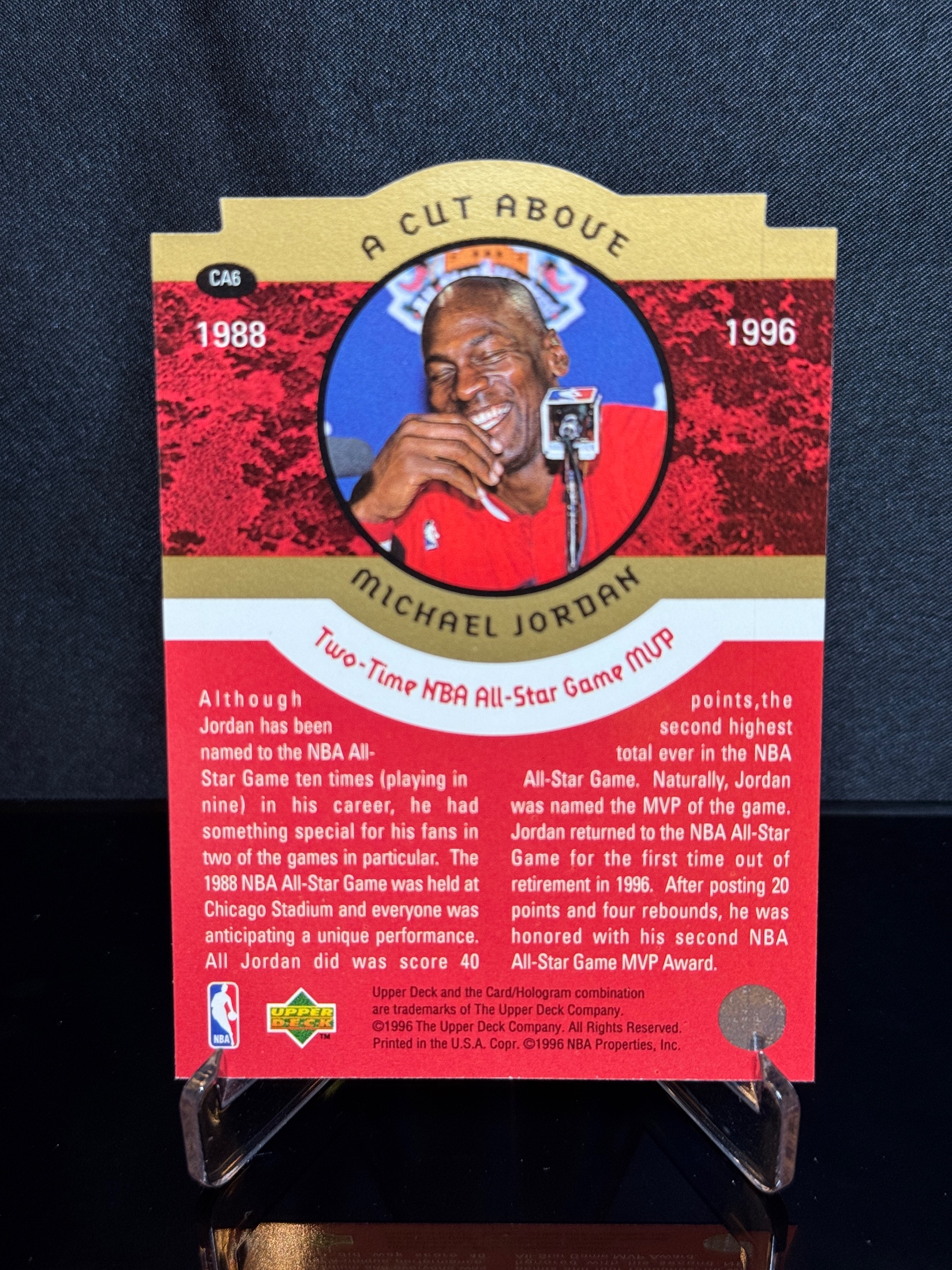 1996-97 Upper Deck A Cut Above Michael Jordan 14