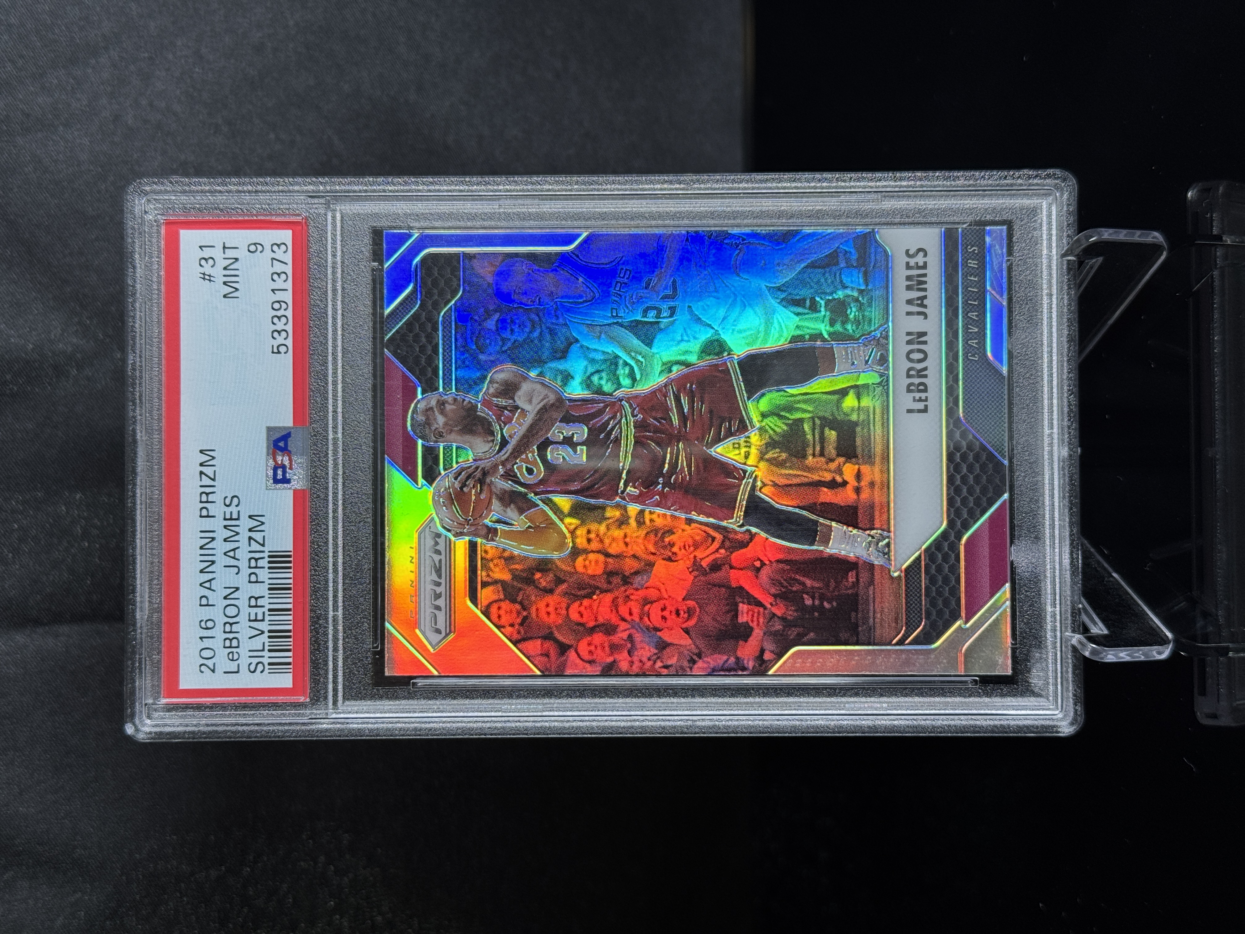 2016-17 Panini Prizm LeBron James Silver Prizm front