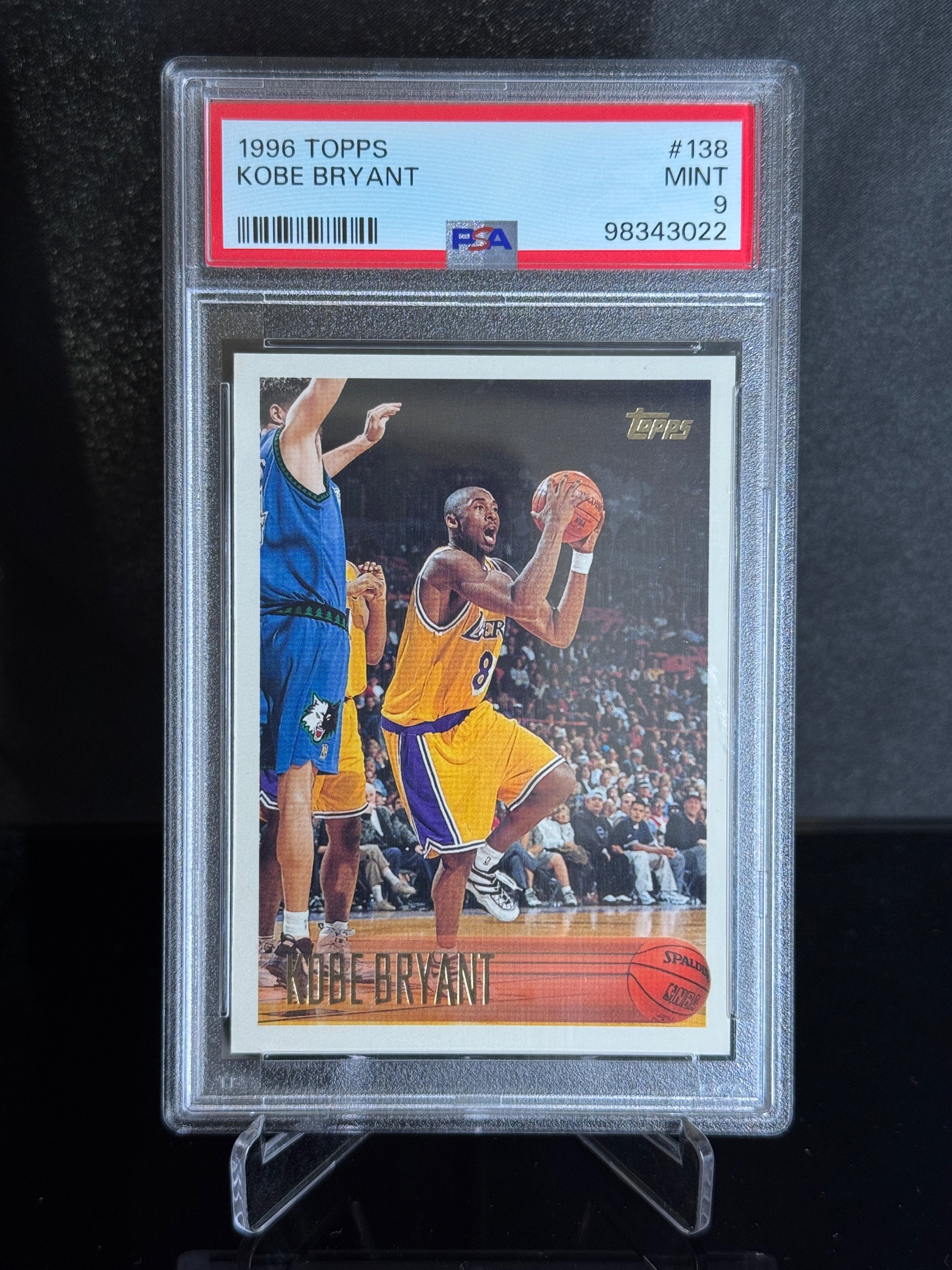 1996-97 Topps Kobe Bryant RC front
